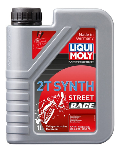 Aceite Liqui Moly Para Motocicleta Dos Tiempos Sintético 1 L