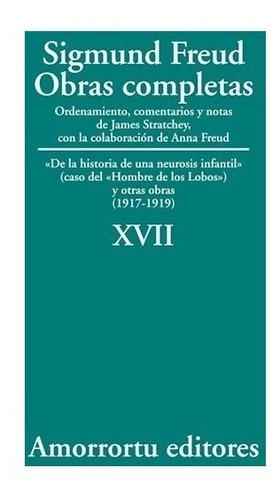 Sigmund Freud Obras Completas Tomo 17