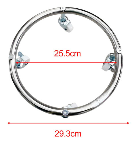 Soporte Portátil Para Cilindro De Gas Con De Con 2 Frenos