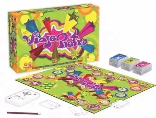 Imagen 2 de 4 de Juego De Mesa Viaje Retro Bontus