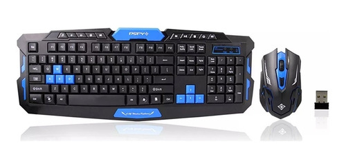 Teclado Mouse Inalambrico Gamer Hk8100 Español - Tecnomati