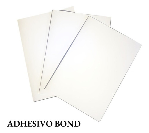 Adhesivo Bond Blanco Tamaño Carta Para Inkjet 50 Piezas