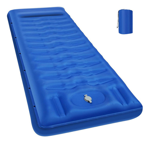Colchon Inflable Individual Cama Inflable Acampar Colchoneta