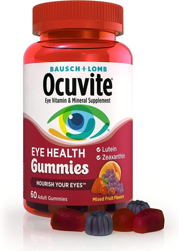 Bausch + Lomb  Ocuvite Fórmula Salud De Ojos  60 Gomitas