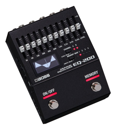 Boss Eq-200 Ecualizador Gráfico De 10 Bandas Con Pantalla