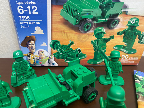 Lego Toy Story, Army Men On Patrol, Armado 90 Set Armado Con Caja Y Manual (Usado)