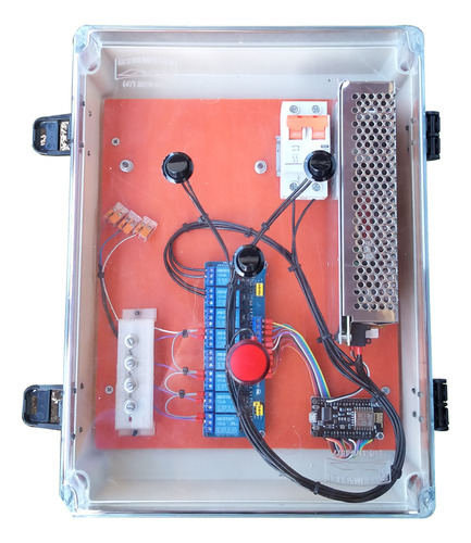 Quadro De Comando Para Controle De Motores Ac/dc Via Wifi