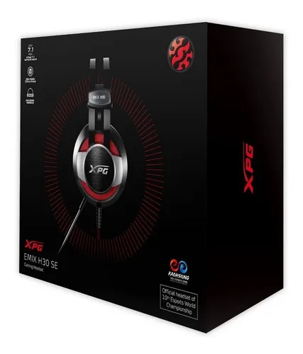 Headset Gamer Xpg Emix H30 Se 7 1 E Amplificador Solox F30