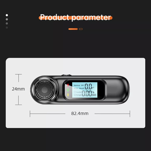 .. Alcool Bafômetro Recarregável/alco Detector