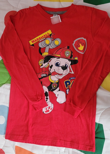 Remera Niño Manga Larga Talle 14