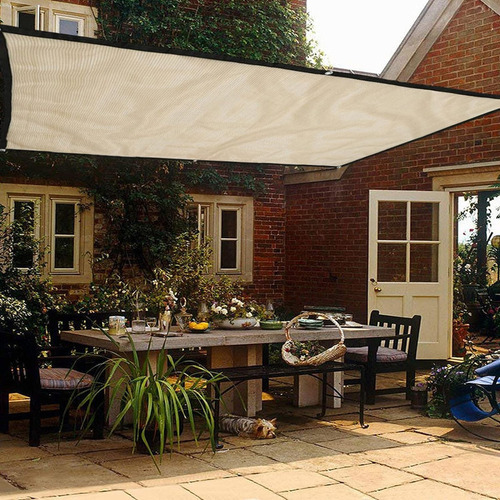 4x5m Tela Toldo Sombrite 90% Sombra Shade Garagem Jardim .