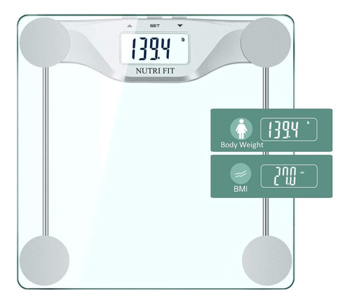 Bascula Digital Nutri Fit Báscula Digital De Peso Corporal P