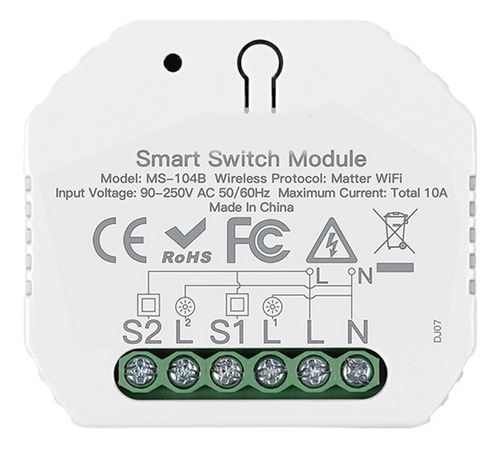 Módulo De Comutação Wifi Tuya, Controle Compartilhado, Autom