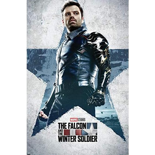 Póster De Pared De Falcon Y Soldado Del Invierno De Ma...