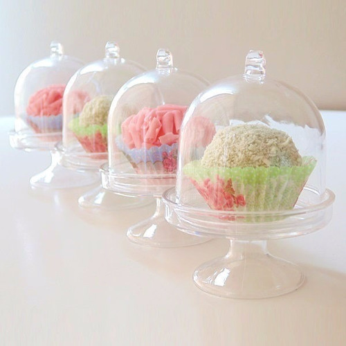 Mini  Cupula Acrilico Muffins Souvenirs Cotillon