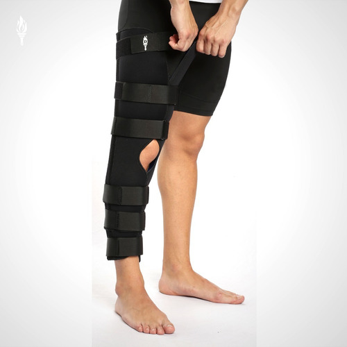 Inmovilizador Rodilla Ferula Neoprene Rígido Largo Dema