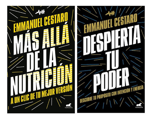 Más Allá De La Nutrición + Despierta Tu Poder, De Emmanuel Cestaro. Editorial Vergara En Español