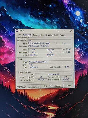 Mother Z270 Gaming M5 7ma Gen Negro (Usado)