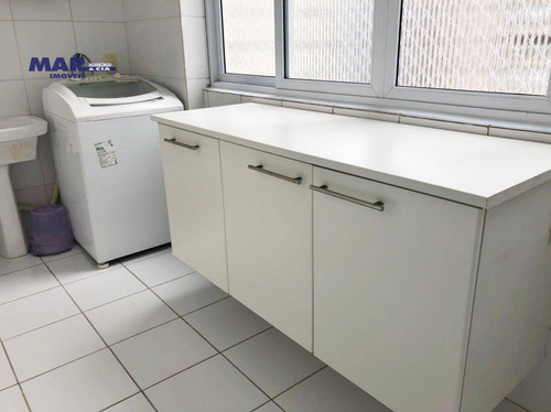 Imagem 17 de 18 de Apartamento À Venda No Guarujá, Na Praia De Pitangueiras, 160 Metros De Área Útil, Sacada, 02 Vagas De Garagem E Lazer. - Ap11175