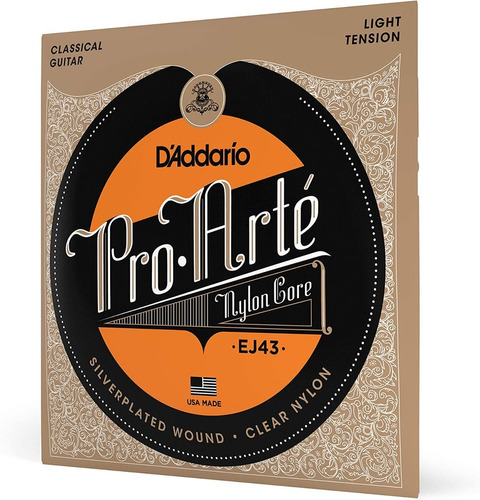 Cuerdas De Guitarra Clásica De Nailon D'addario Pro-arte, T