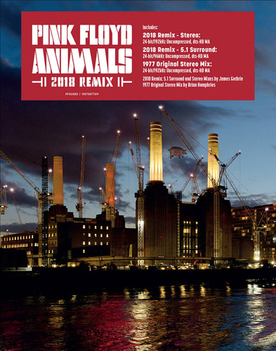Pink Floyd Animals (2018 Remix) Booklet Usa Import Bluray