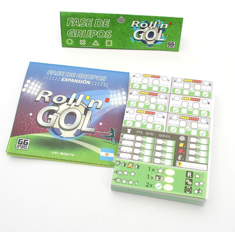 Roll And Gol Combo Con 2 Expansiones Juego De Futbol Gg