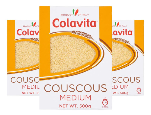 Cuscuz Marroquino Colavita 500g (3 Pacotes)