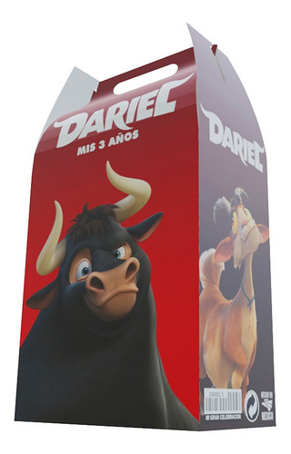 5 Cajas Dulcero Personalizadas!!! Ferdinand