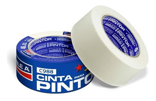 Cinta De Papel Para Enmascarar Pintor Doble Aa 48 Mm 20 Uni