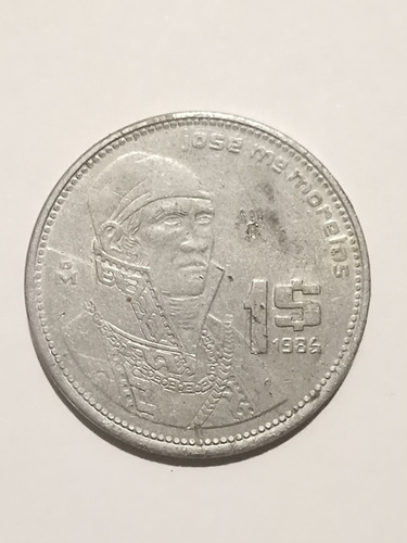 Moneda 1 Peso 1985 Jose Maria Morelos Y Pavón 