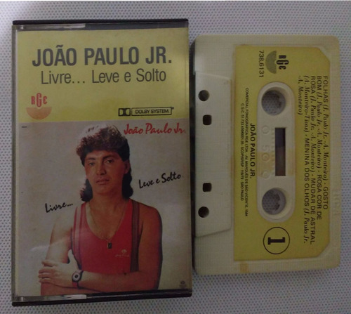 João Paulo Jr - Livre, Leve E Solto - Fita K7 Rge 1987