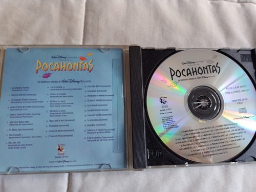 Pocahontas - Banda Sonora En Español - Cd