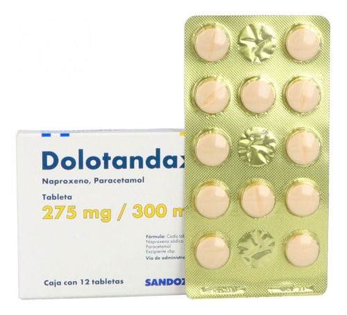 Dolotandax 275 Mg / 300 Mg Caja Con 12 Tabletas