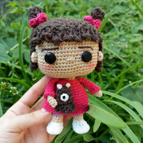 Muñeca Tejida Boo De Monster Inc Amigurumis 