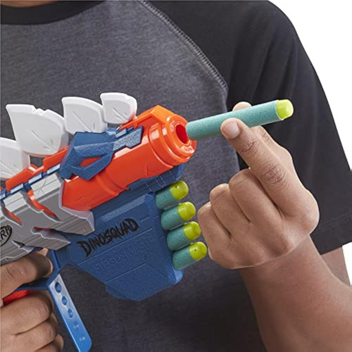 Lanzador De Dardos Nerf Dinosquad Stego-smash, 5 Nerf