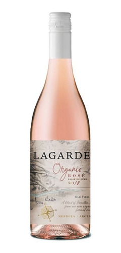 Lagarde Organic Rose 750cc Vino Rosado Organico 