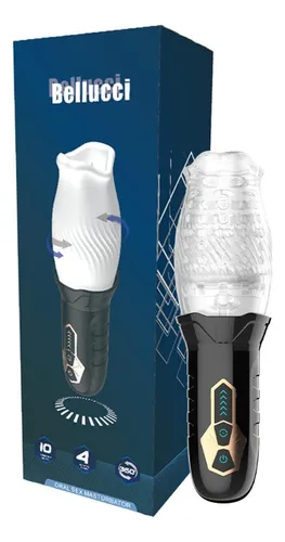 Masturbador Consolador Masculino Vibrador Rotacion Bellucci
