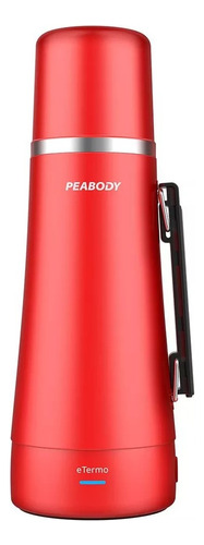 Termo Peabody eTermo PE-ET1000 de acero inoxidable 1L rojo