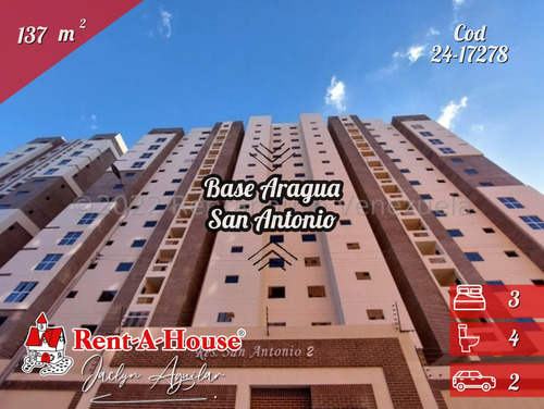 Apartamento En Venta Base Aragua Res San Antonio Planta Electrica 24-17278 Jja