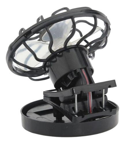 2x Clip-on Cap Ventilador De Energia Solar Para Viajar No Ar