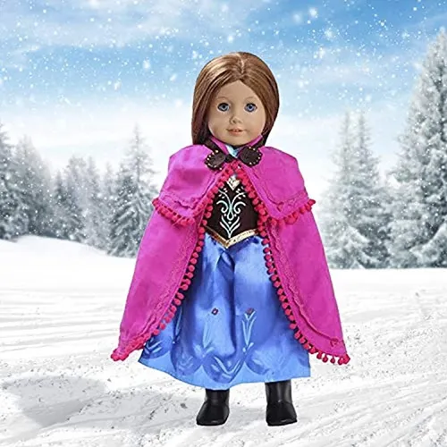 Disfraz De Mu eca Inspirado En Anna Frozen Juego De 3 Pieza