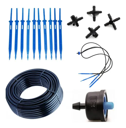 Kit Riego Por Goteo Para 120 Macetas