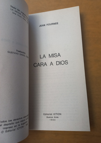 Jean Fournée. La Misa Cara A Dios
