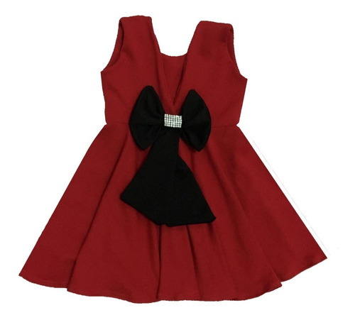 Vestido Infantil Moda Kids Rodado Laço Atacado Promoção