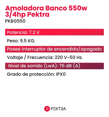 Amoladora de Banco 550W. AB-550 – Bultor