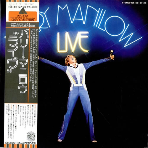 Vinilo Barry Manilow Live Ed. Japonesa + Obi + Inserto