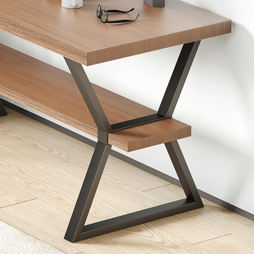 Patas De Mesa De Metal Negras Triángulo 71 Cm Mmg
