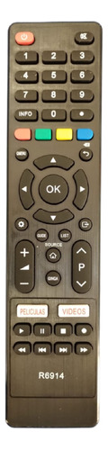 Control Remoto Led Smart/netflix/sanyo/philco R6914 L538 R56