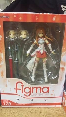 Action Figure Sword Art Online Asuna Figma Com Caixa!