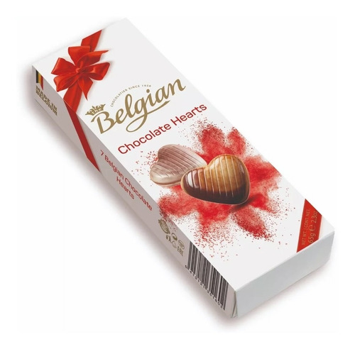 Chocolate The Belgian Corazon Hearts 65gr